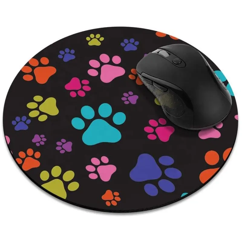 Custom Personalized Natural Rubber Circle Round Mouse Pad