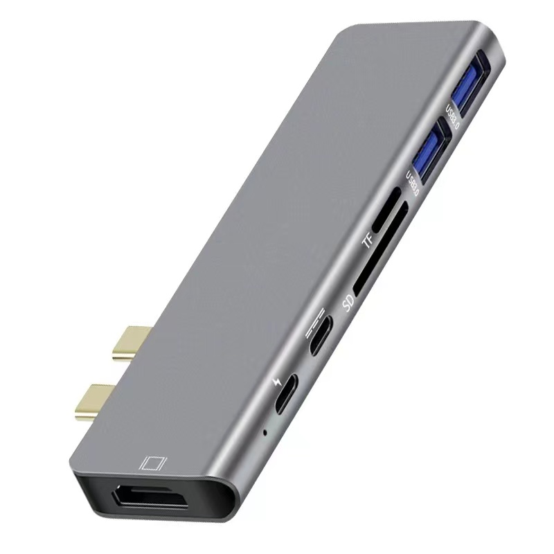 USB-концентратор 7 в 1 для Macbook, 4K, HDTV, PD, USB 3,0