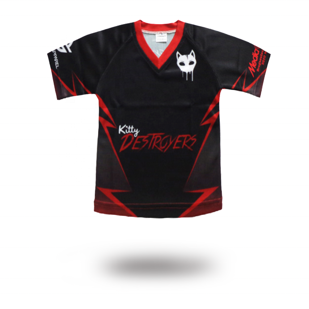 Индивидуальные мужские печатные esports gear рубашка с полиэстером