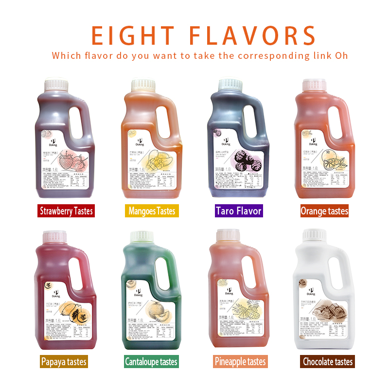 Doking Puree Factory Direct Sales Of High-Quality Milk Tea Shop Special Jam Taro Puree
