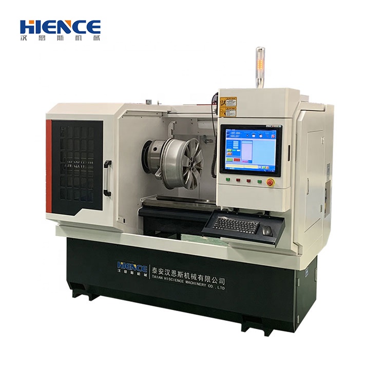 Rim Repair Fully Automatic CNC Wheel Lathe Cutting Machine With 17 inch touch screen AWR28HPC