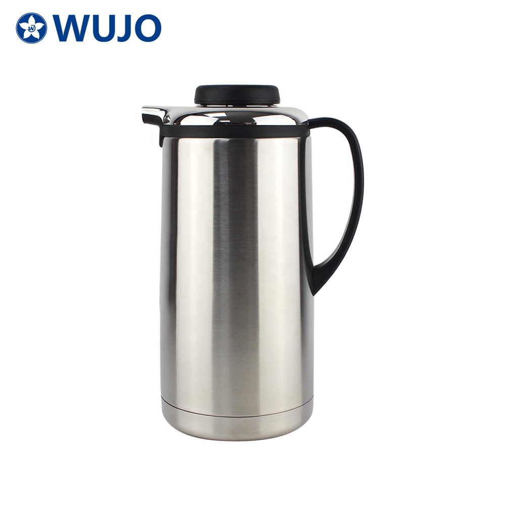 WUJO 1L 1.3L 1.6L 1.9L Manufacture Stainless Steel Hot Water Tea Coffee Vacuum Flask Thermos