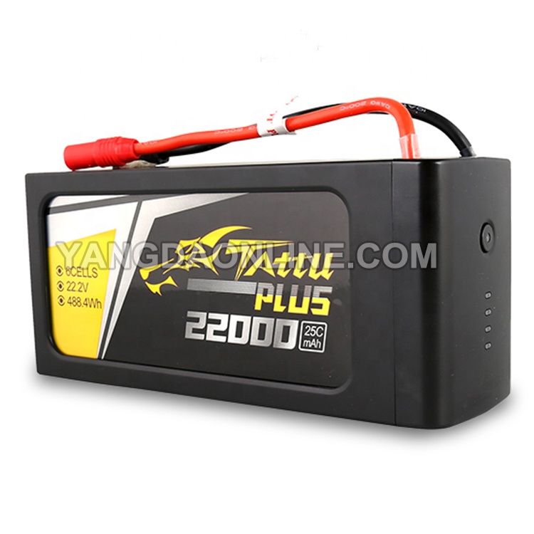 Gens Tattu 22,2 V 25C 6S1P Smart Plus1.0 22000mAh литий-полимерный аккумулятор с разъемом AS150 + XT150