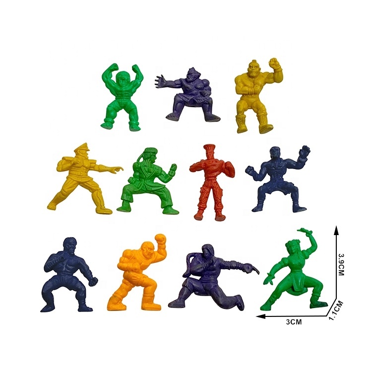 Mini Soft Dolls Fighter Model Plastic Figurine Promotional Toys