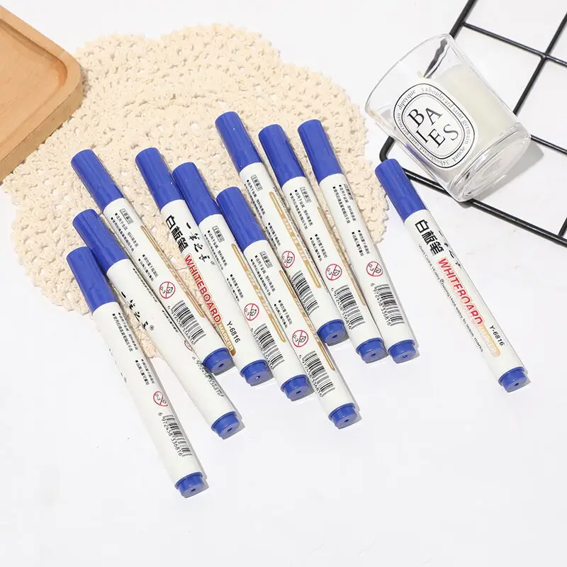 Wholesale office and school style high quality non-toxic dry erase white board marker pen