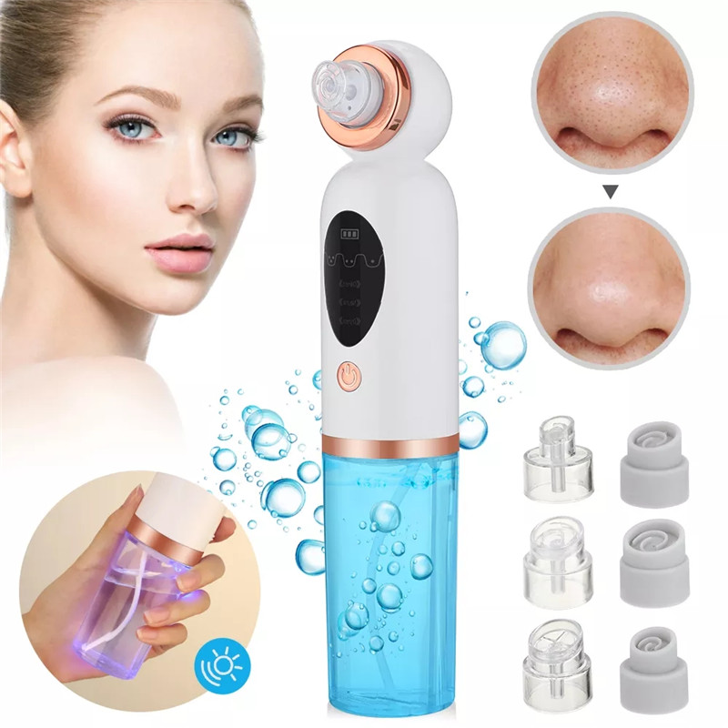 Nose Pore Cleaner Small Bubble Blackhead Remover Black Head Vacuum Pimples with Water
