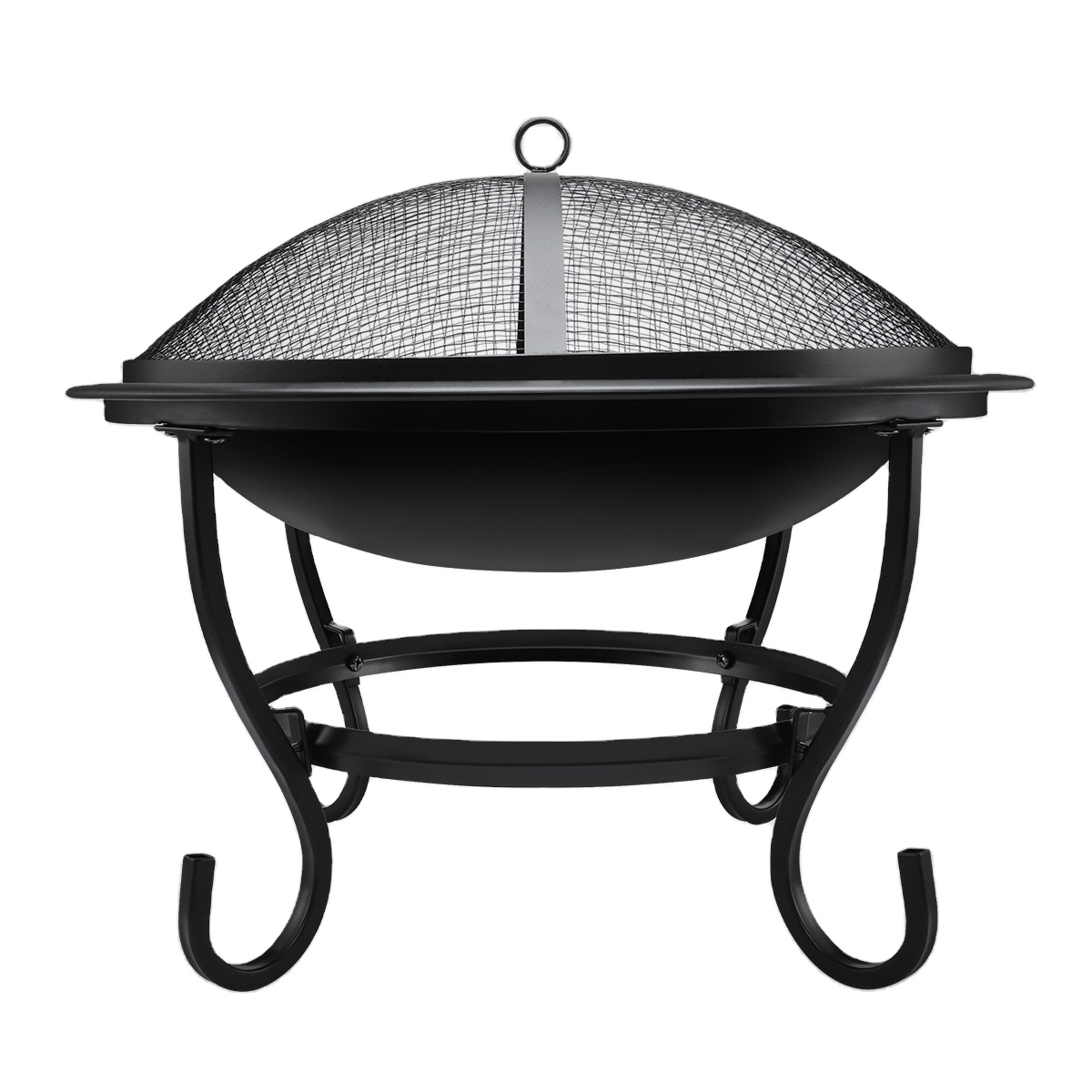 22.5 Inches High Quality Outdoor Indoor Round Charcoal Wood Fire Pit Fire Bowl Fire Basket