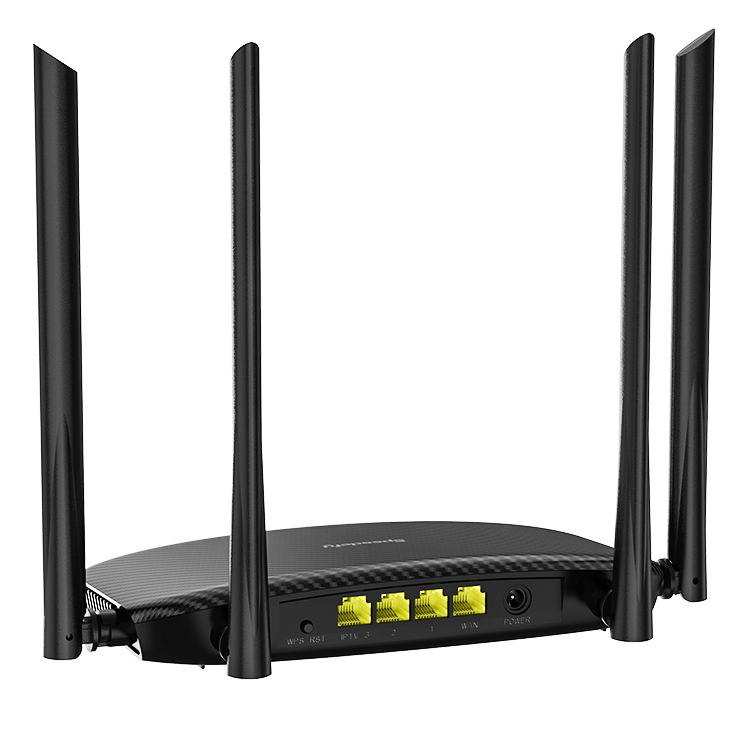 Лучший дешевый AC1200 двухдиапазонный 4x1000M LAN порты беспроводной Wifi маршрутизатор для дома