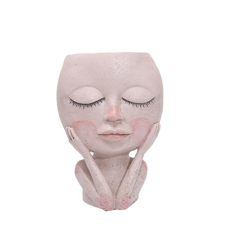 Office crafts vases with big eyes and ugly figures
