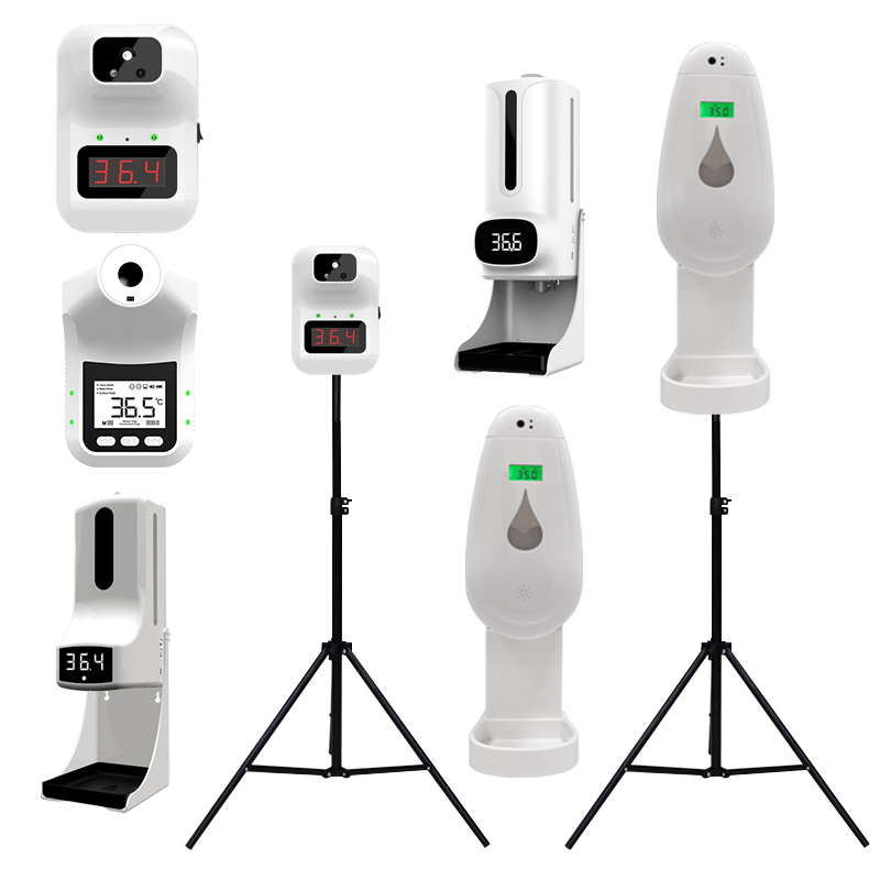 Диспенсер k9 pro plus 2021 автоматический дезинфицирующее средство для рук K9Pro x Plus дозатор для мыла с termometr stojacy