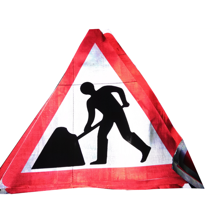 Custom Reflective Road Cone Sign for Warning Safety