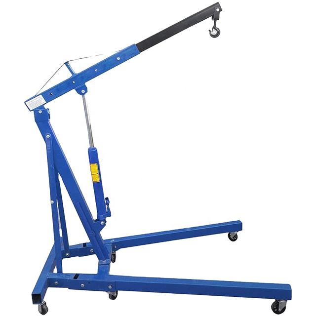 high quality Easy Operation 1 Ton Foldable Car Hydraulic Engine Crane For Sale