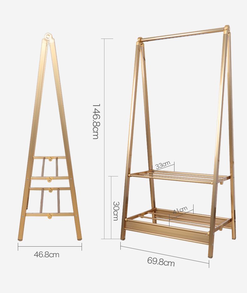 DRAL-9015 2 layers aluminium folding electric heated towel cloth rack with UV disinfection