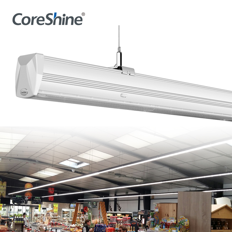 CORESHINE TUV, алюминиевые промышленные стеллажи, Подвесные светодиодные линейные трубки, профессиональное линейное светодиодное освещение