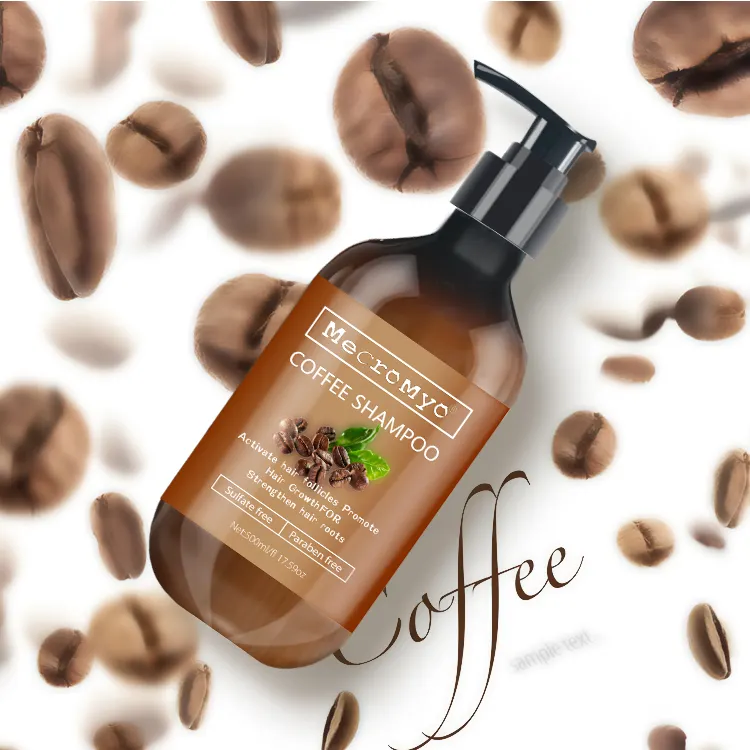 OEM/ODM Private Label Nourish Deep-Cleansing Anti-dandruff Anti Hair Loss Hair Growth Organic Coffee Shampoo