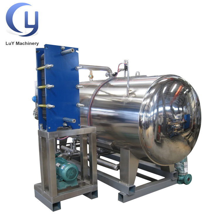 500L autoclave sterilizer for glass bottle and tin can sterilizer autoclave retort for seafood tin can