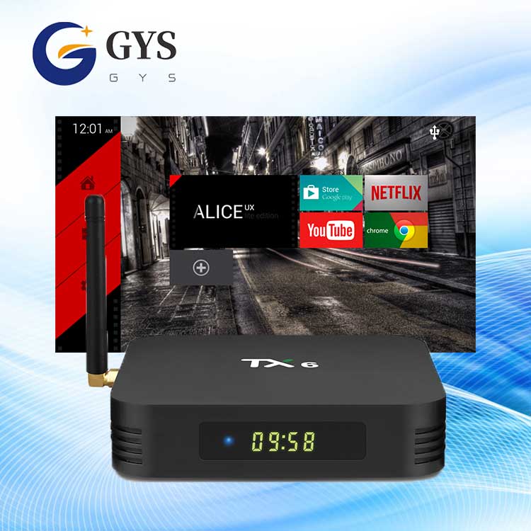 Tanix TX6 Allwinner H6 четырехъядерный Android 9,0 4 Гб + 32 ГБ Android Tv Box