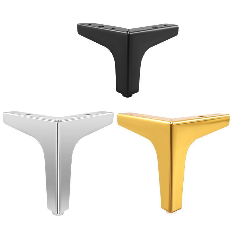 triangle Y shape welding sofa leg with recliner sofa legs parts for metal sofa leg footings furniture hardware