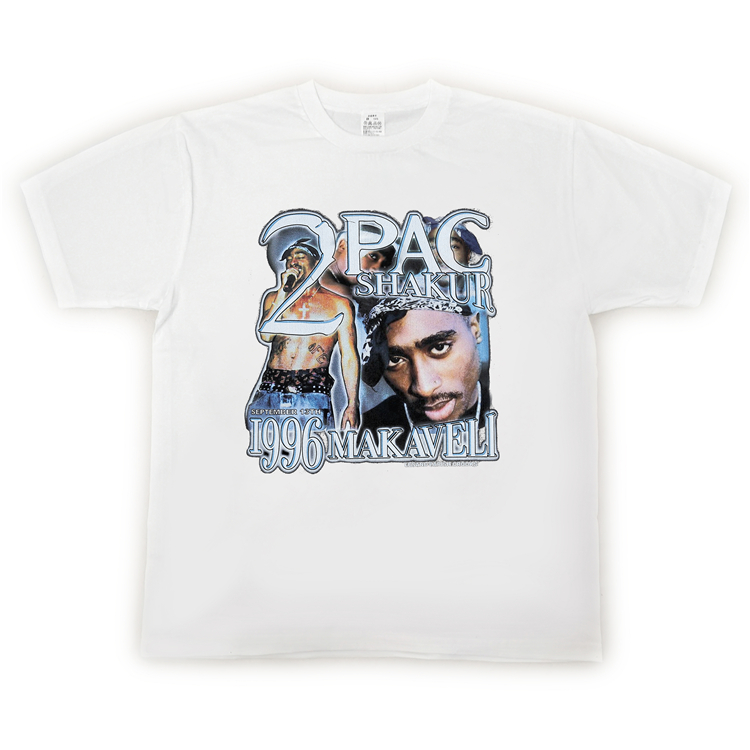 Hip hop character trend Short sleeve Men's T-shirt 100% organic cotton breathable clothes