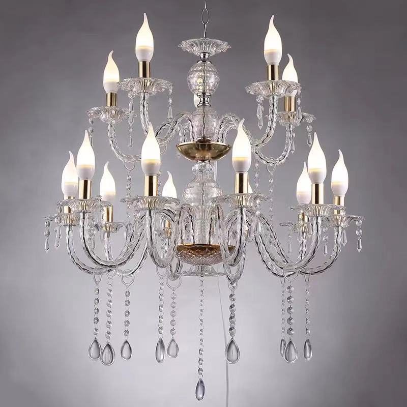 Wedding decoration props acrylic crystal chandelier stage center supplies