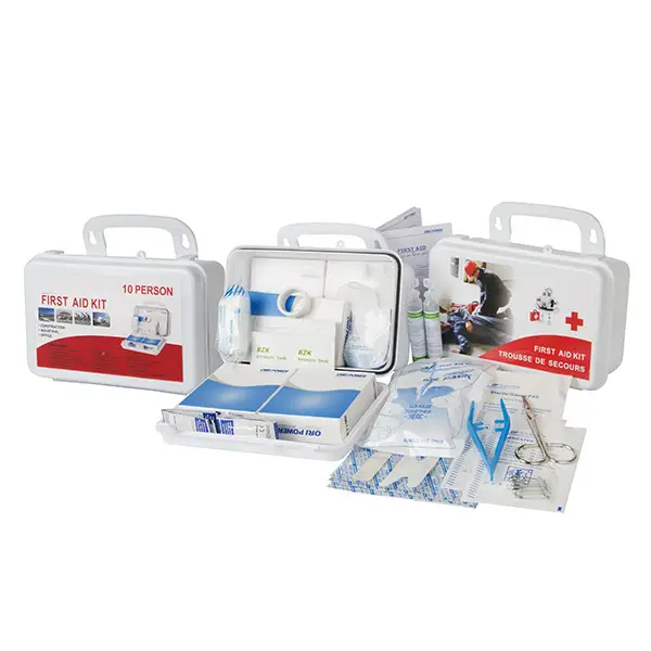 JCMED medical empty first aid plastic box pp