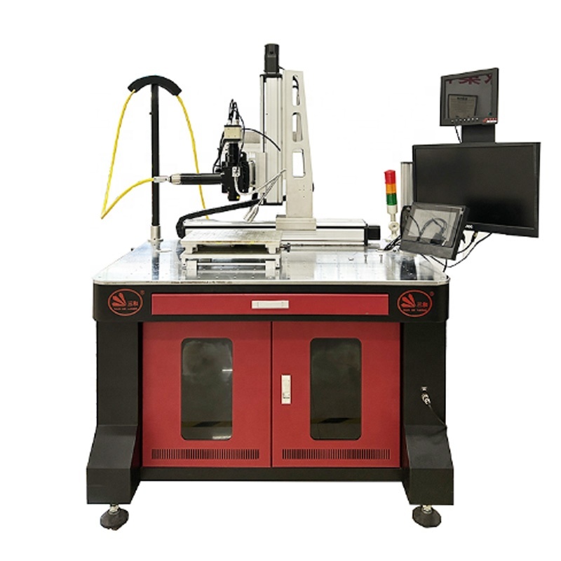60W QCW laser welding machine medical guide wire spring endoscope welding machine