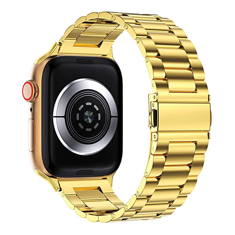 Ремешок для часов Keepwin из нержавеющей стали, браслет с 3 бусинами для Gshock apple Watch series 6 5 4 3 2 1, бесплатный образец