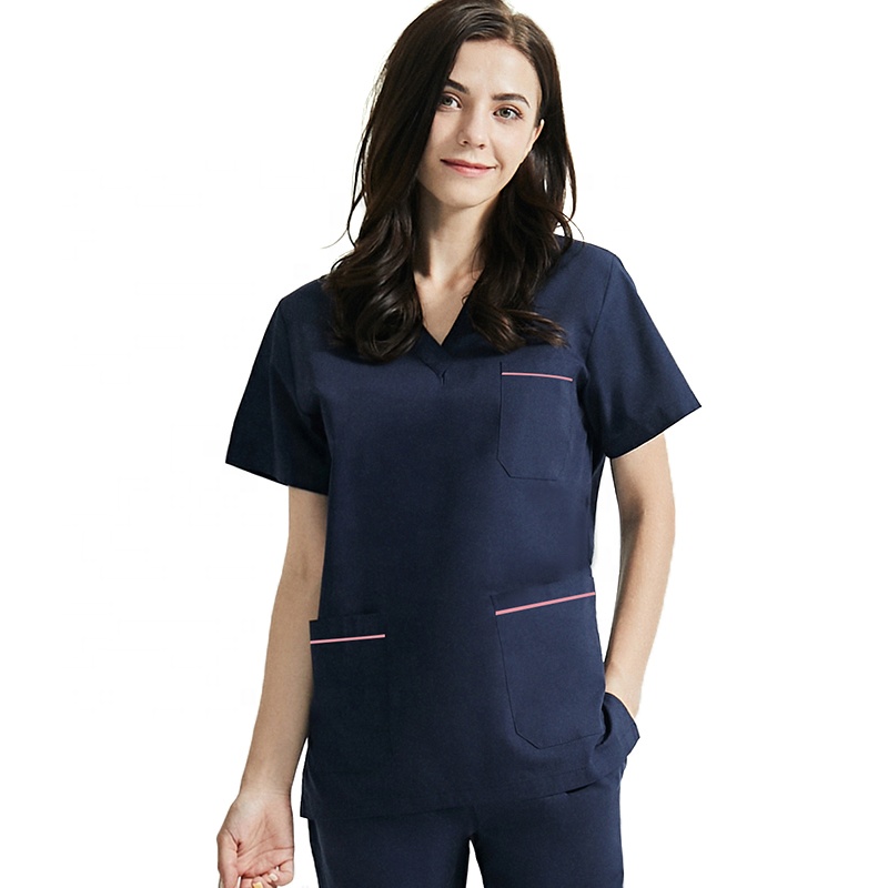 New Cheap Price Dental Clinic Medical Scrub New Style Hospital Scrubs Wholesale Printed Nursing Uniform Sample