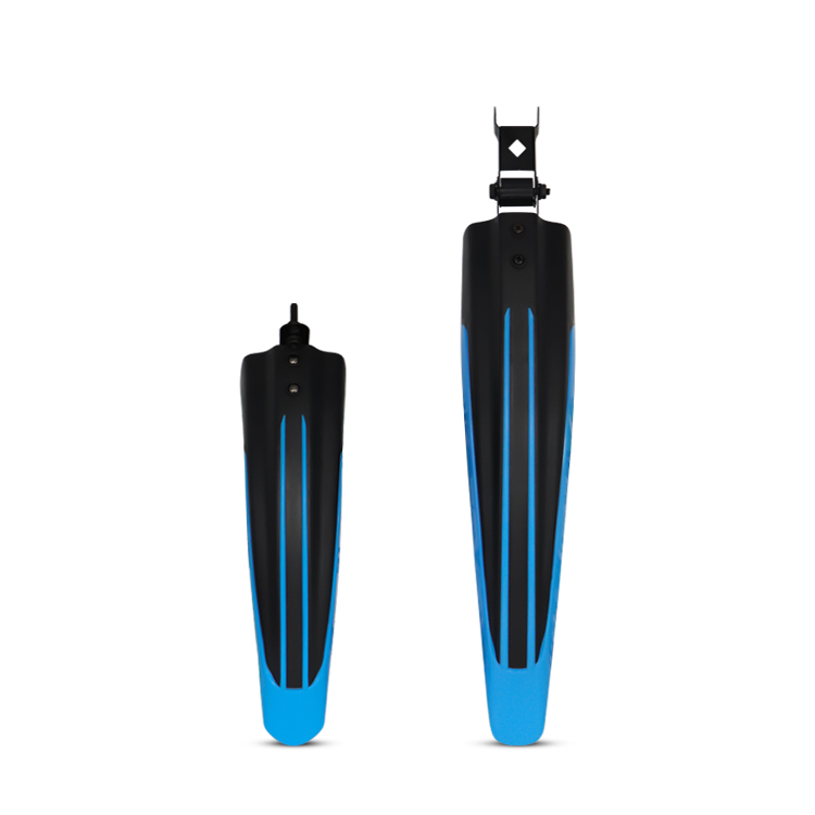 High quality and cheap black plastic waterproof front and rear kit a pair of off-road mountain bike accessories equipment fender