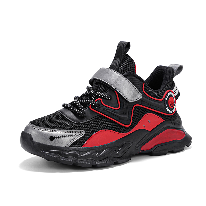 Casual Breathable Boy Shoes Sneaker Lace-up Running Shoes Kid Sneaker Shoes
