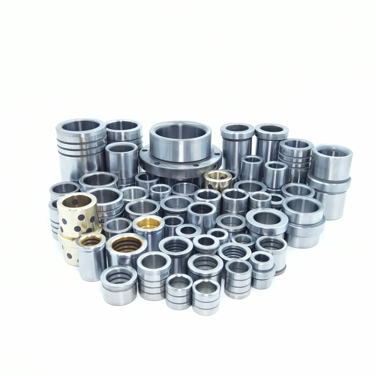 Graphite Shoulder Brass Inlaid Bush Alloy Wear-Resistant Copper Bush Bushing