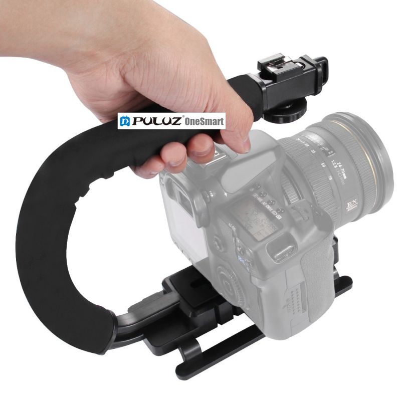 Customized Wholesale PULUZ U Shape Portable SLR DSLR Camera Accessories Handheld DV Camera Bracket Stabilizer