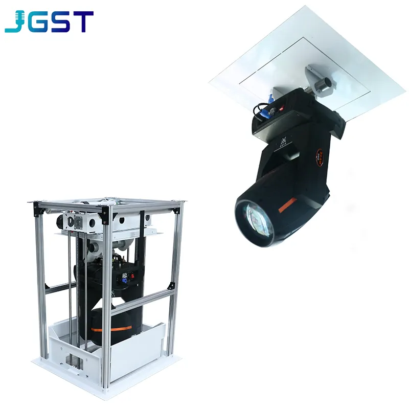 Latest Design Support Factory Customized Motorized Ceiling Hidden Stage Light Lift for Ballroom