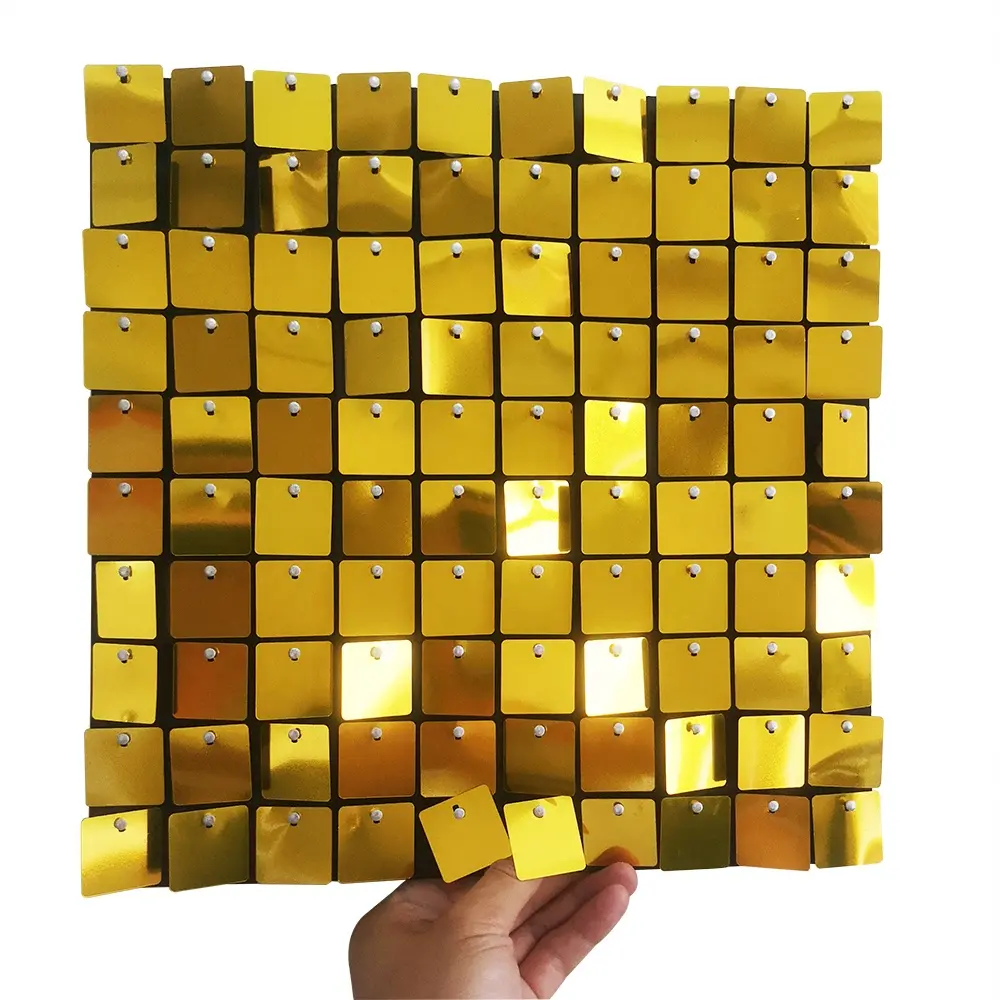 2021 outdoor 3D sequin shimmer panel for decoration