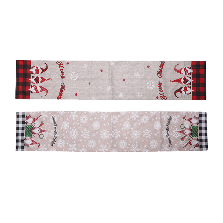 Wholesale Christmas pattern printing table banner dining table runner