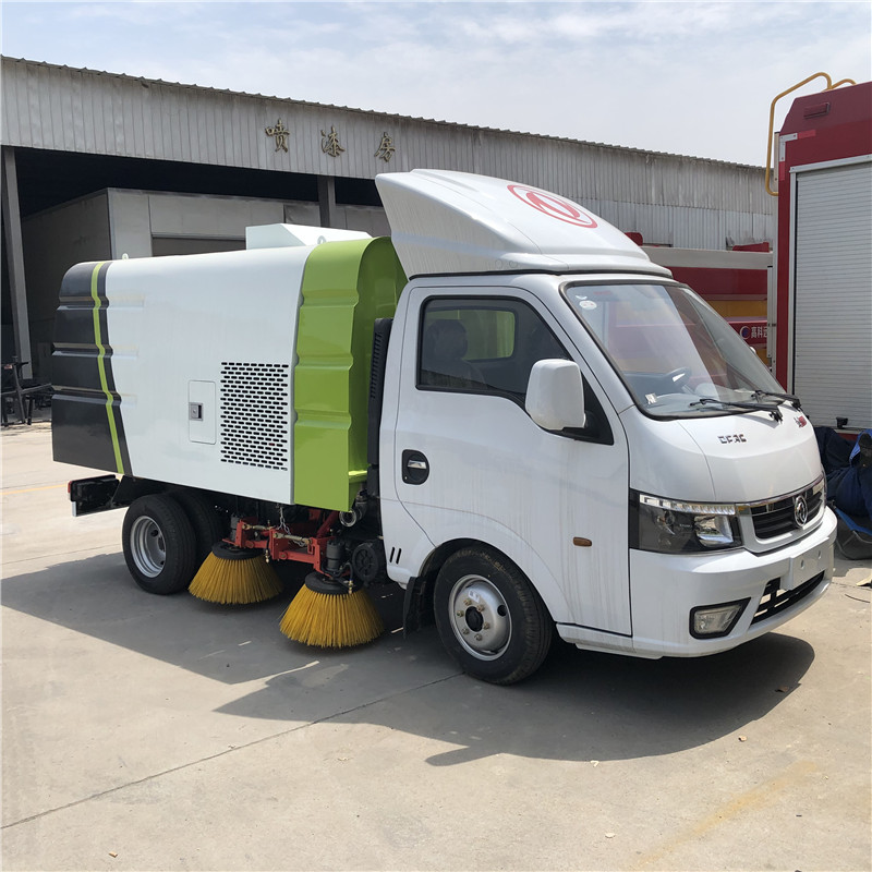 4*2 Diesel gasoline road sweeper car street cleaning truck for sale