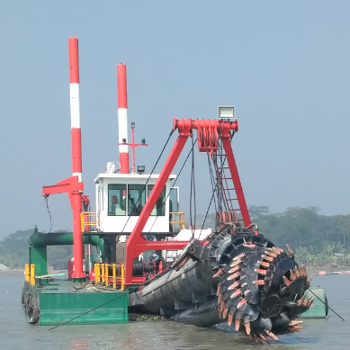 20 inch 3500m3/h sand dredger cutter suction dredger for river dredging in Bangladesh