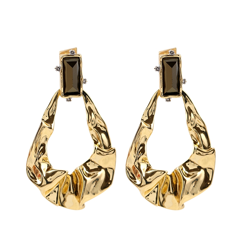 14k Gold exaggerated irregular high-grade temperament