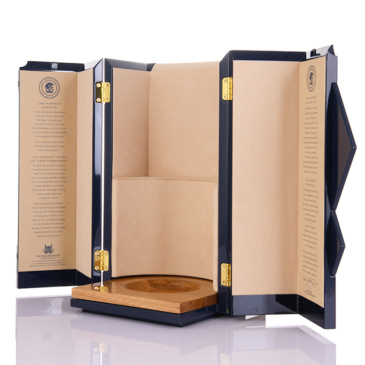 Customized fancy unique luxury elegant wooden clear premium unfinished wooden wine box