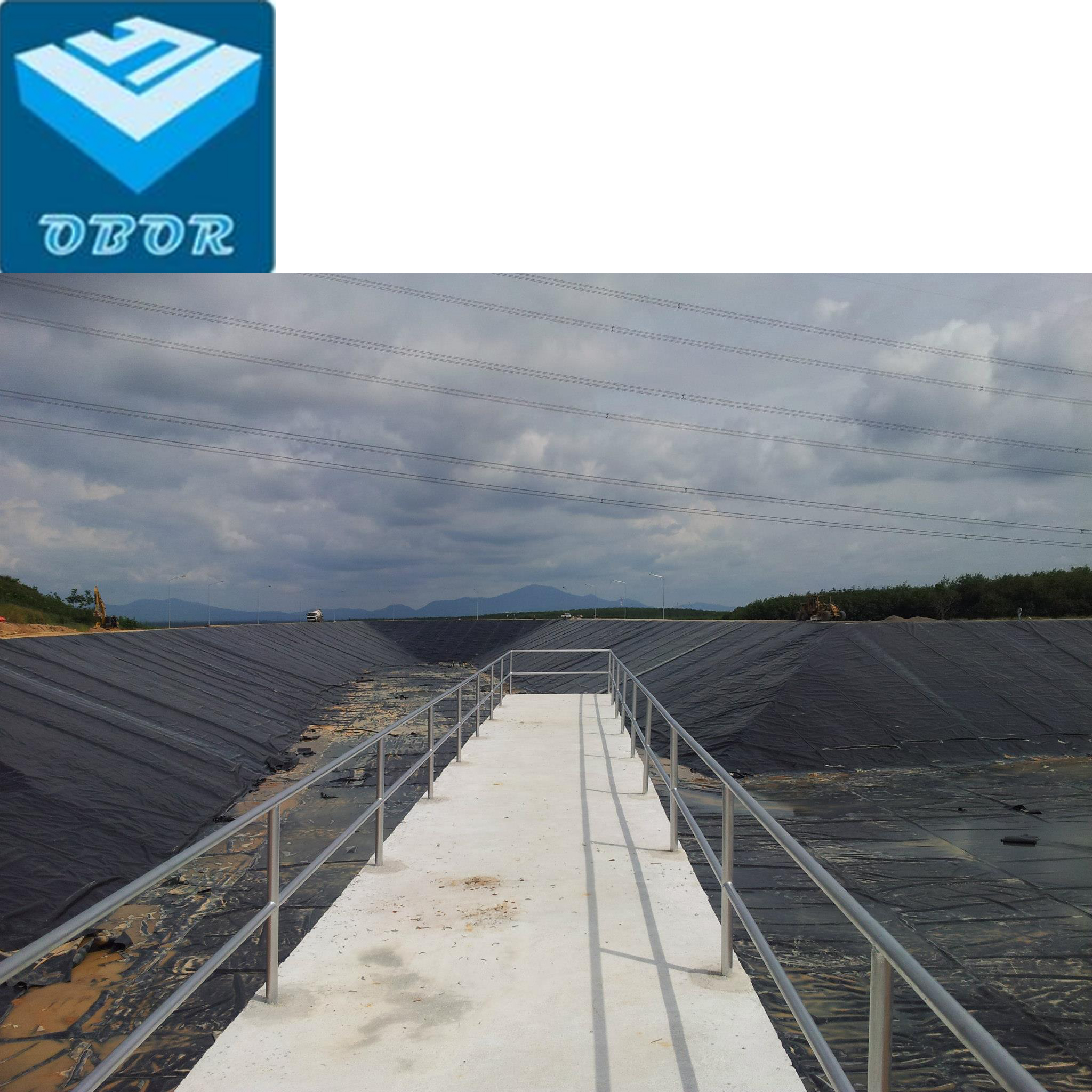 Hdpe геомембрана дамба лайнер Геомембрана лист