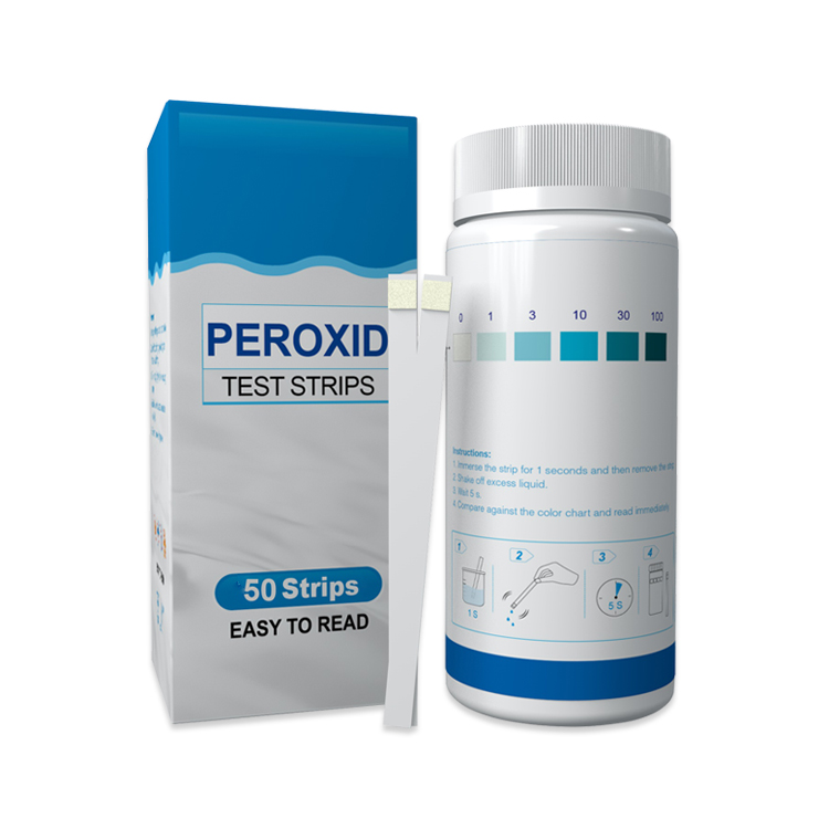 Very High Level Hydrogen Peroxide H2O2 Test Strips, 0-100Mg/L