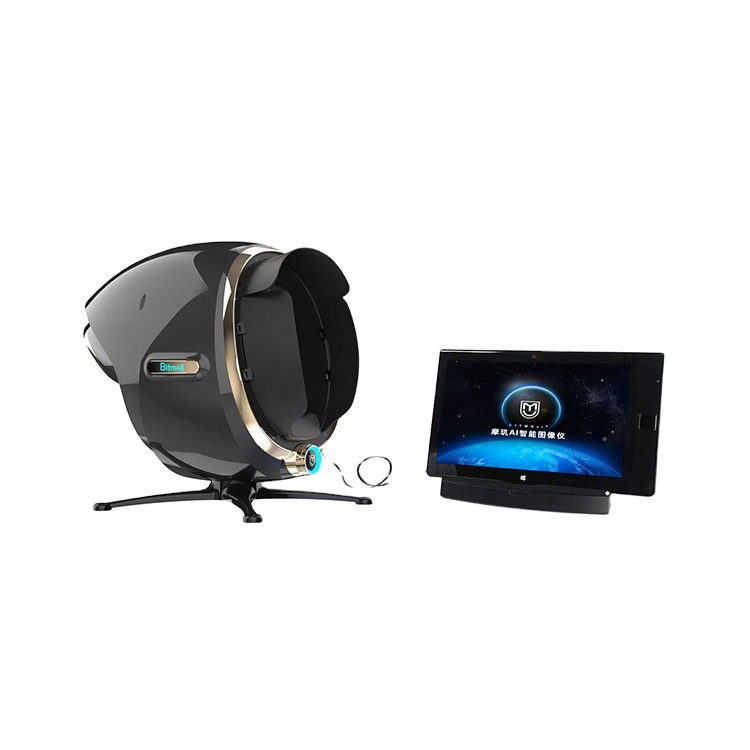 best digital face moisture scanner device with app facial skin analysis system magic mirror portable 3d skin analyzer machine