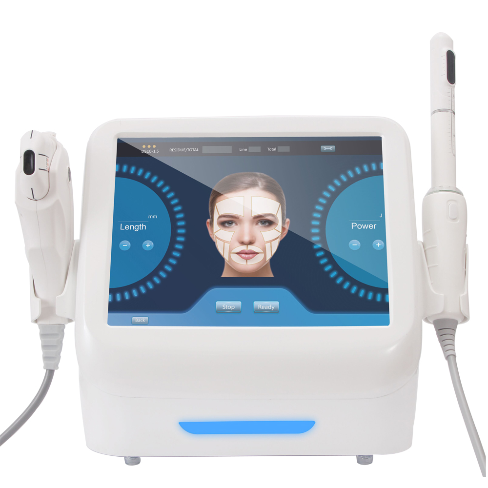 AS-HF-DUO подъемная машина hifu с высококачественным преобразователем картриджей для подтяжки лица и вагинального сужения
