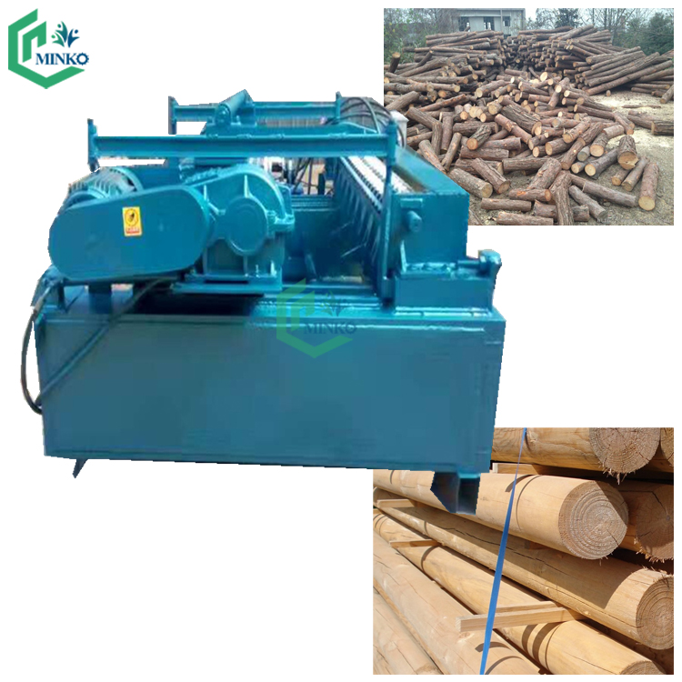 8 feet heavy duty spindle log debarker machine round log peeling machine for undersized logs