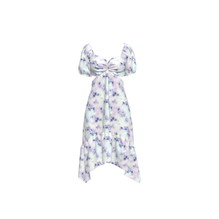 Under The Sun - 53% viscose 47% rayon wash painting