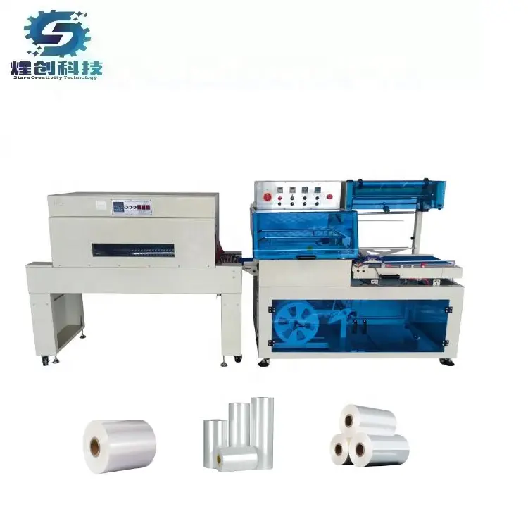 Fully Automatic L Type Heat Shrink Wrapping Packing Machine, Automatic Shrink Wrap Machine For Case Box