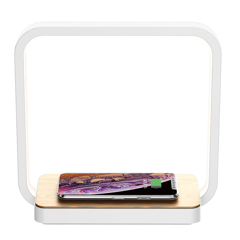 Modern Touch Sensor Table Lamps Led Desk Lamp with Wireless Charger