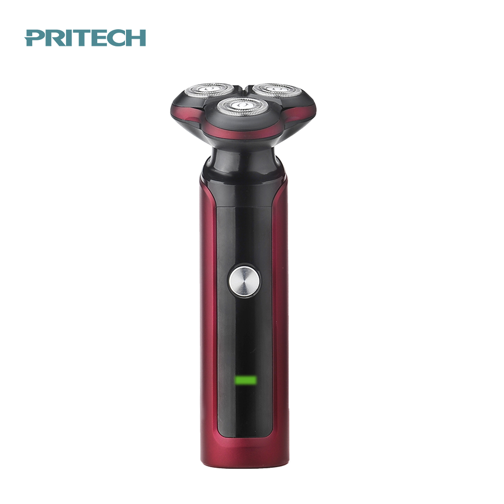 PRITECH дешевая цена IPX6 Водонепроницаемая бритвенная машина USB аккумуляторная электрическая бритва для мужчин