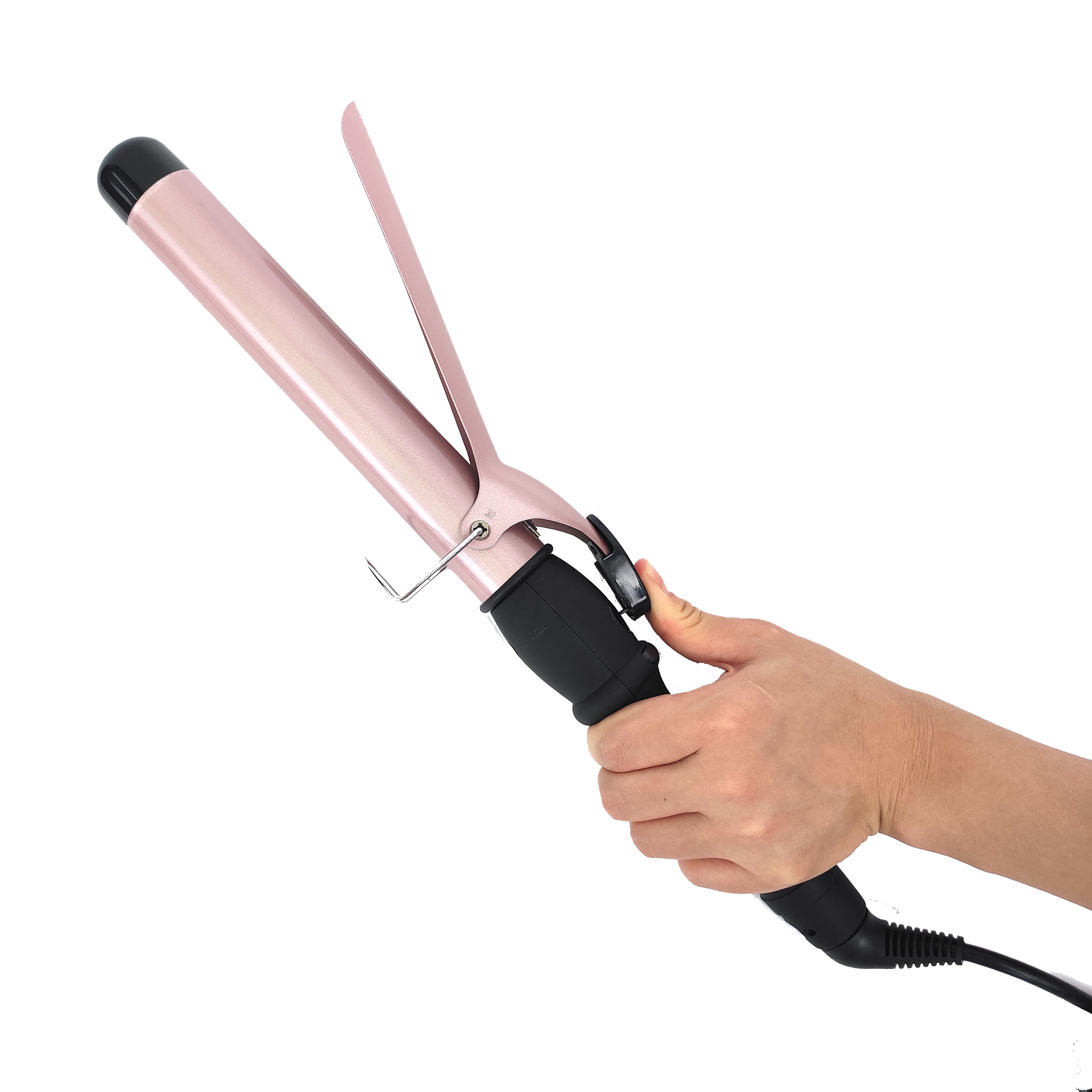 Wholesale Personal Care Electric negative ion Lcd Display Curling Iron Hair Curler