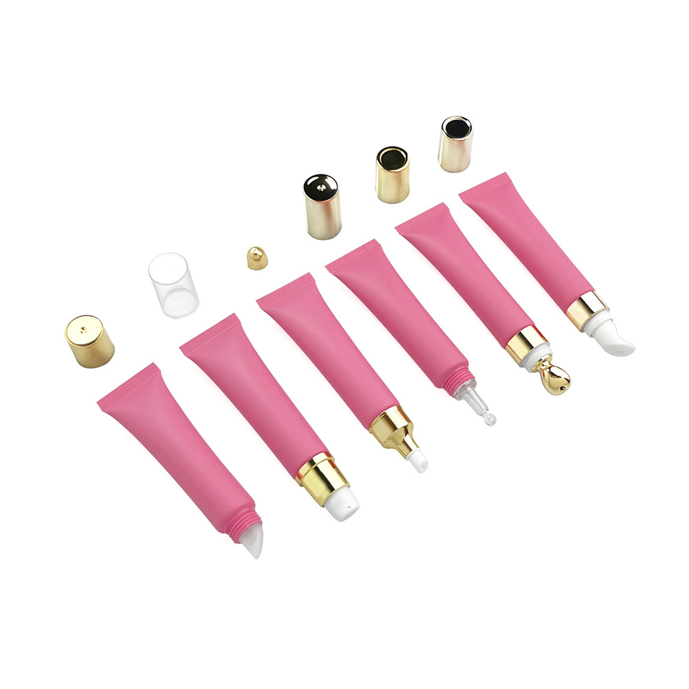 New 15ml Custom Empty Eye Cream Lip Scrub Oil Balm Tube Lipgloss Containers Soft Plastic Tube Squeeze Cosmetic Packaging Tube